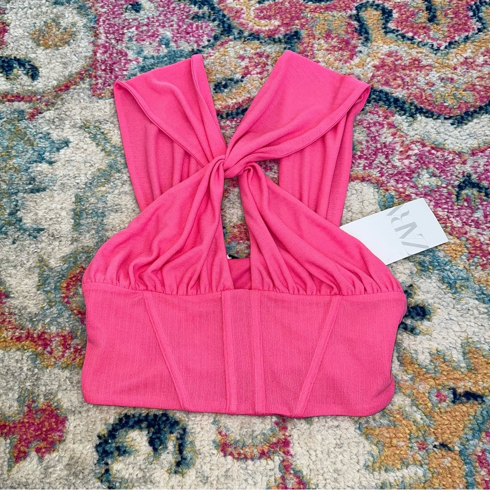 Zara Crisscrossed Top